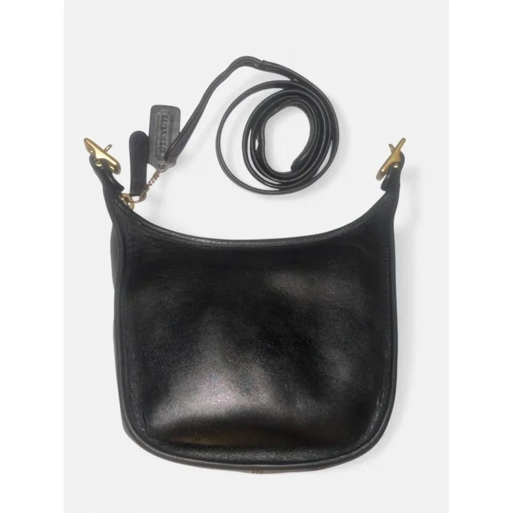 VTG Coach Janice Legacy Bag 9950 Black Leather Brass Convertible Y2K Costa Rica - Picture 5 of 10